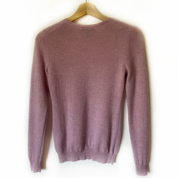 Charter Club Cashmere Crew Neck Chantilly Pink Sweater - Picture 5 of 7